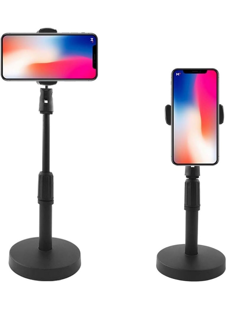 حامل هاتف محمول للبث المباشر، فيديو/تصوير يوتيوب، حامل هاتف ذكي بزاوية قابلة للتعديل، حامل هاتف ذكي مرن حامل هاتف عالمي للمكتب والمطبخ - Image 4